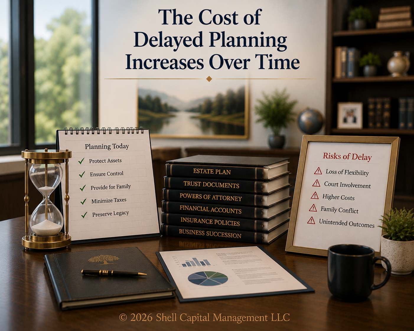 The Cost of Delayed Planning Increases Over Time